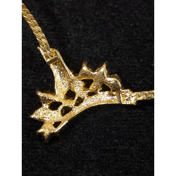 Vintage Clear Rhinestone Cascade Curved Bar Herringbone Choker Necklace 17 in - Picture 11 of 12